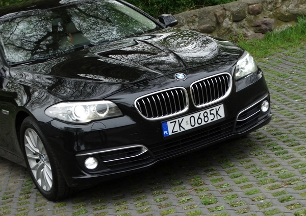 BMW Seria 5 cena 56900 przebieg: 278000, rok produkcji 2014 z Koszalin małe 596